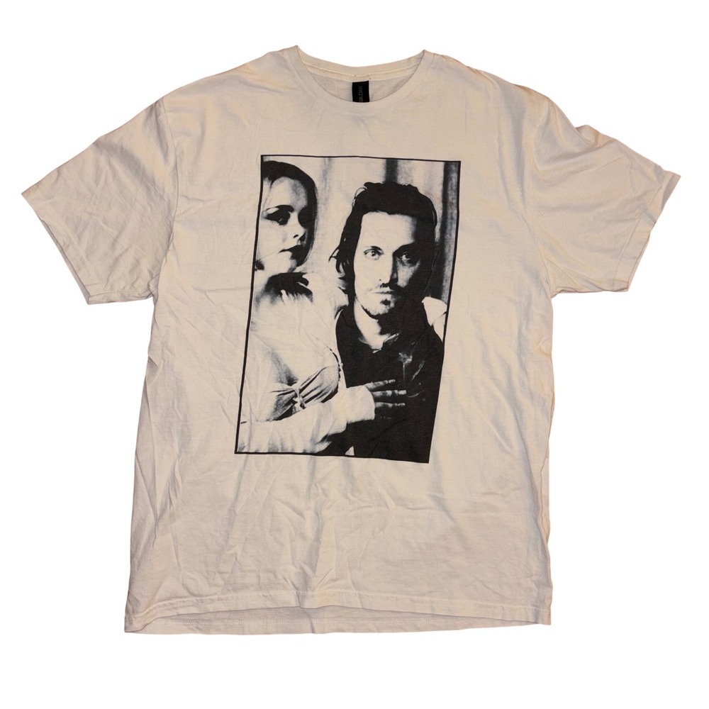Buffalo 66 Vincent Gallo Christina Ricci Graphic T-Shirt Mens Large Cream